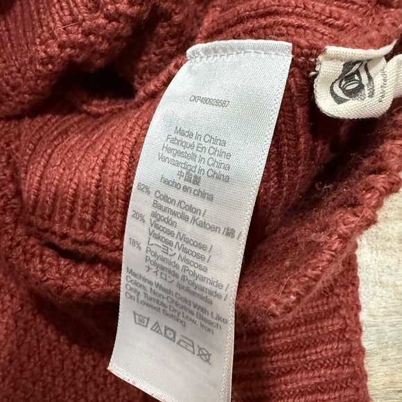 Madewell Crew Neck Sweater - Rust - Picture 4 of 5